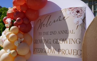 Sign for 2nd Annual Growing, Glowing, Afterglow Project