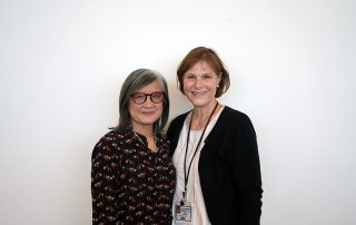 Jeanette Dong with Sue Fairbanks during mentorship cohort 2024 graduation.