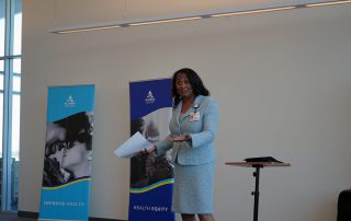 Speaker Camille Salter at mentorship cohort 2024.
