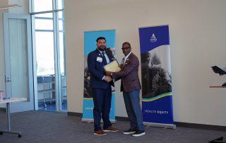 James Jackson with Aemal Aminy during mentorship cohort 2024.