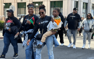 Families enjoying BlackJoy Parade